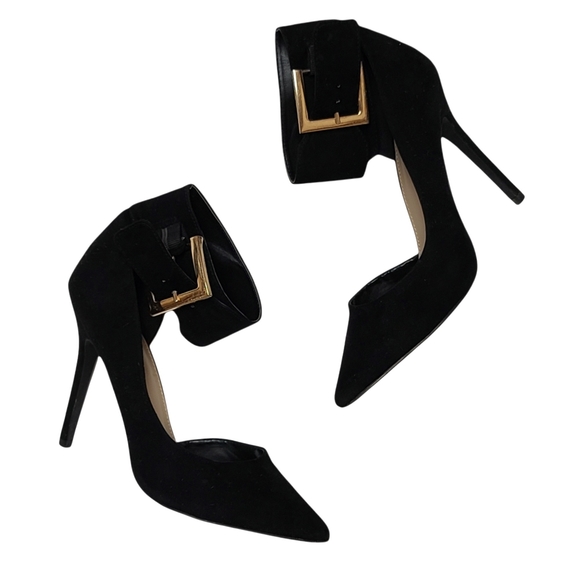 Forever 21 Faux Suede Pointy toe heels Size 8.5 - Picture 2 of 5